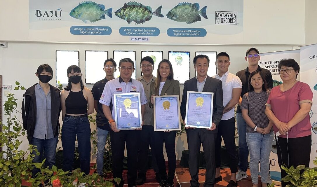 Company receives three records for producing fish species