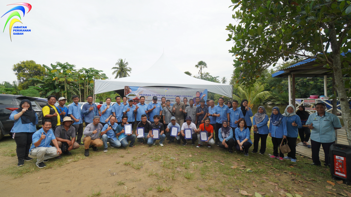 PROGRAM PELEPASAN BENIH UDANG HARIMAU DI PERAIRAN SUNGAI SELAPING, KOTA MARUDU
