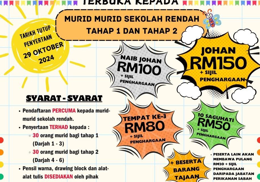 PERTANDINGAN MEWARNA SEMPENA HPPNS 2024 (1-3 NOVEMBER 2024)