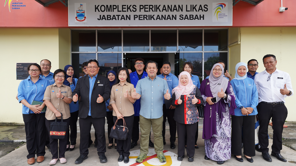 Lawatan YB Datuk Jamawi ke Kompleks Perikanan Likas