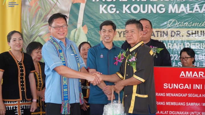PERASMIAN TAGAL TRADISI LIOGUKU SILOU-SILOU, KG. KOUNG MALAAN, KOTA BELUD