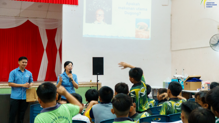 PROGRAM KESEDARAN KONSERVASI MARIN/ AKUATIK BAGI PELAJAR-PELAJAR SEKOLAH DI SK PADANG BERAMPAH, SIPITANG